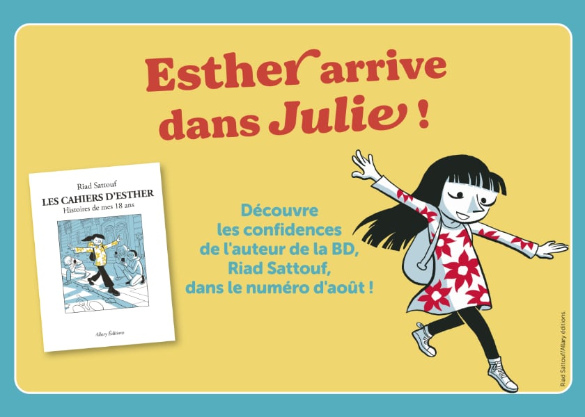 esther riad sattouf julie magazine