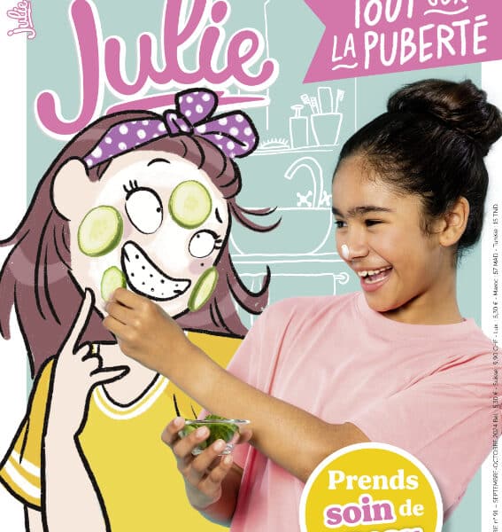 julie hors série puberte peau